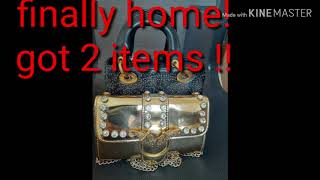 I BOUGHT CLUTCH&FANCY HANDBAG IN THE WET MARKET #fashionbag #longwallet #trendyitems
