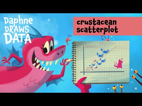 Daphne Draws Data | 2. crustacean scatterplot