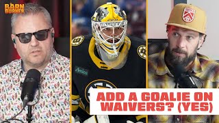 Flames Backup Goalie Disaster: Waiver Wire Options 😬 | FN Barn Burner