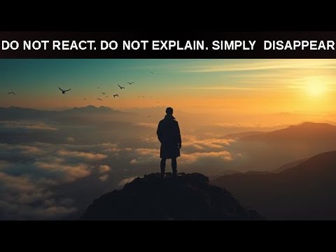 Do Not React. Do Not Explain. Simply Disappear — Carl Jung’s Timeless Lesson on Inner Freedom
