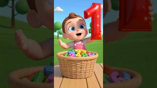 Number Song | Learn Numbers 1 to 10 | Nursery Rhymes & Kids Songs #shorts #childrensongs #babysongs