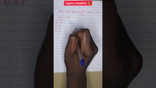 Algebra Simplified  #maths #simplified #algebra #tutor #tutorial #learning #shorts