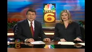 WTVJ TV NBC 6 News at 11pm Miami December 27, 2000
