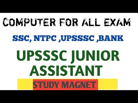 Computer For All UPSSSC  JA /SSC CHSL/CGL ...  Etc