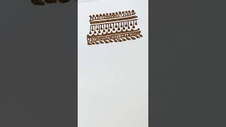 new border design #mehndi #youtubeshorts #creative #shorts #shortvideo #creativity