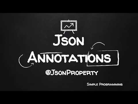 Jackson Annotations | @JsonProperty | Example | Simple Programming