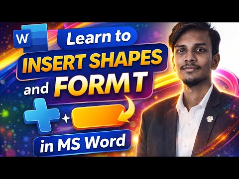 MS Word Me Shape Kaise Insert Kare? | How to Insert and Format Shapes in MS Word