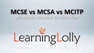 MCSA vs MCSE vs MCITP