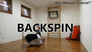 One Minute Tutorial™- Backspin | Majkomat TV