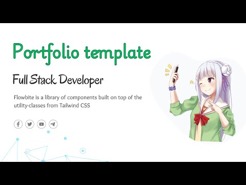 Portfolio Website Templates using Flowbite