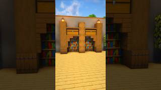Minecraft Simple Storage Shelf Build Tutorial 📚🧱 | Aesthetic Organization for Any Survival Base!