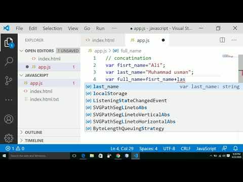 Core JavaScript Tutorial#4 || Concatination in JavaScript(Hindi) || Strings declaration || Beginner