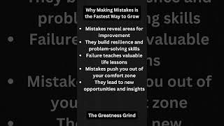 Why Making Mistakes is the Fastest Way to Grow