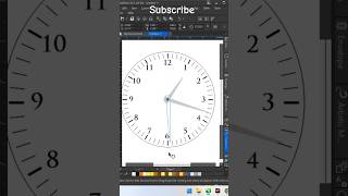 How to create clock in CorelDraw using transform menu easy tutorial for beginners #coreldraw