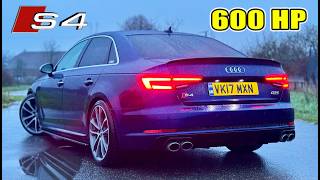 600HP AUDI S4 B9 // REVIEW in QUATTRO WEATHER on AUTOBAHN