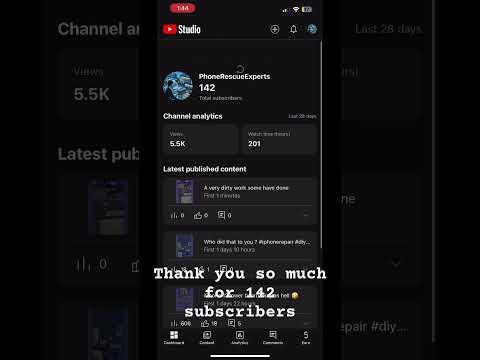 Grateful for 142 Subscribers: A Heartfelt Thank You #phonerepair #smartphone #diyfix #iphonerepair