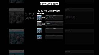 🎨✨ "Master CSS3 Image Filters Like a Pro! 🖼️🔥 #shorts #shortvideo #viralvideo #video #fyp #ai #css3