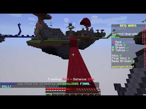 Minecraft BedWars #2Noob gets destroyed!!!!!
