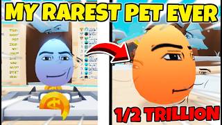 I Hatched a 1/2 TRILLION Pet In Bubble Gum Simulator INFINITY