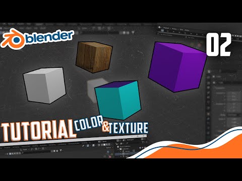 CARA MEMBERIKAN WARNA/TEXTURE PADA OBJECT DI BLENDER #BELAJARBLENDER 02 (BAHASA INDONESIA)