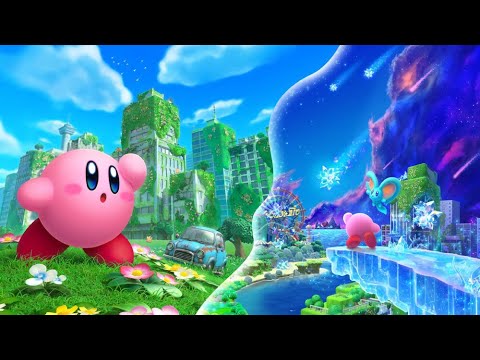 Kirby and the Forgotten Land + Star-Crossed World - gameplay
