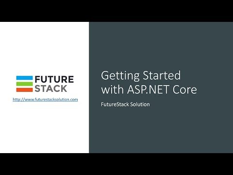 Getting Started with ASP.NET Core - Live Session from FutureStack Solution