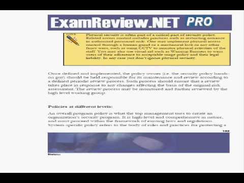 ExamREVIEW Study Product SSCP Security Professional Exam Study Package