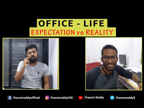 Office Life Expectation vs Reality #office| Work From Home | Francis Reddy