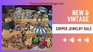 New and Mid Century Modern Copper Jewelry Sale Including Matisse Renoir and More!