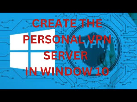 how to create the vpn in window 10 | presonal vpn | free | window 10 | 2024