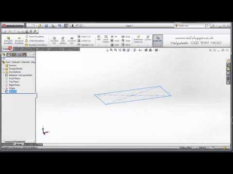 Create an offset feature from a sketch