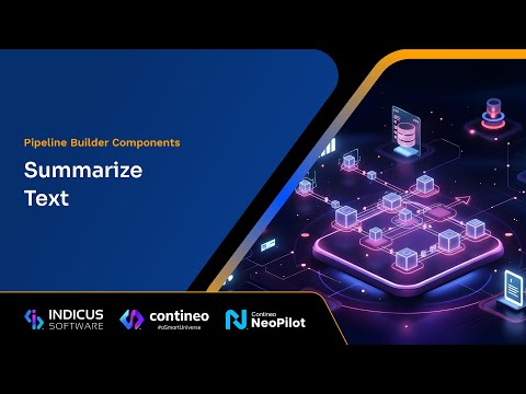 Pipeline Builder Component - Summarize Text