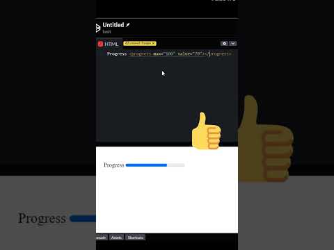 HTML tags - Progress and Meter