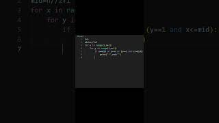 "4" Pattern program// python pattern program #python #pattern #patternprogram #pythonpattern #shorts