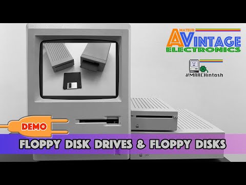 Floppy Disk Drives and Floppy Disks (Demo) #MARCHintosh
