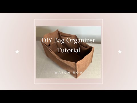 DIY Purse Bag Organizer Tutorial in Under One Hour!