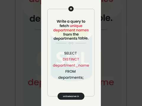 Top 5 Basic MySQL Queries for Beginners | SQL Tutorial with Examples | onlinelearner.in #interviews