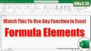 Formula Elements In Excel Understanding Functions HM&S 38