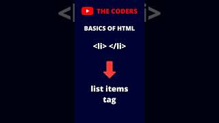 Basics of Html part 2 #thecoders #htmltips #frontendwebdevelopment