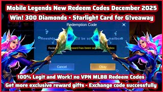 2 Mobile Legends New Redeem Codes December 18, 2025 - MLBB Redeem Codes + Legit MLBB Giveaway