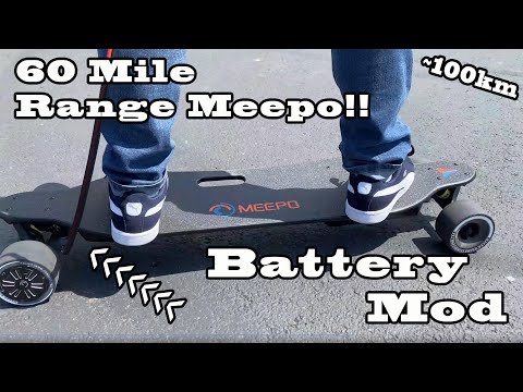 60 Mile Range Mod On My Meepo Board V3!!