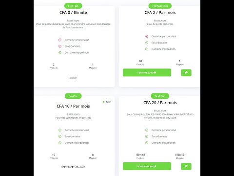 crée une boutique ecommerce en 5min
