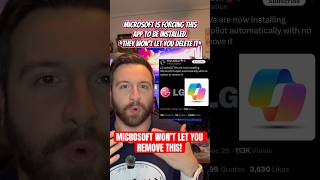 You can’t delete this. #windows11 #microsoft #technews #pctips #pcgaming  #copilot #gamingnews