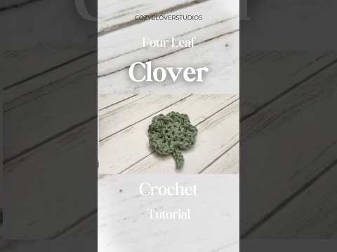 Bringing a bit of luck 🍀✨ #crochet #cozyart #nosew #crochettutorial #crochetpattern #clover #craft