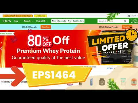 iHerb DisCount Code 80% OFF Promo Code Best iHerb Coupon Codes 2024