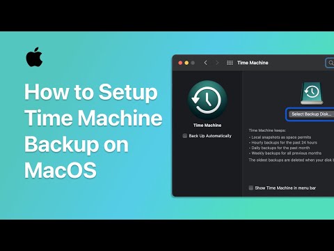How to Setup Time Machine Backup on MacOS