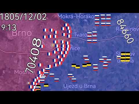 Battle of Austerlitz in 1 minute (Using Google Earth)