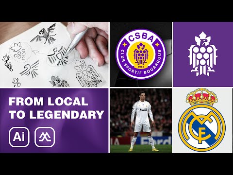 I Turned My Local Sports Club Logo into a Champions League Design