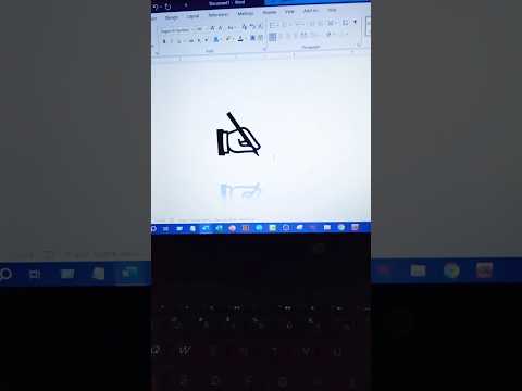 hand writing MS-Word shortcut symbols key #magictricksvideos