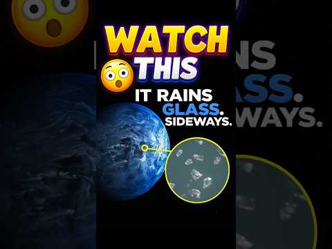 This Planet Rains Molten Glass🥶 #space #solarsystem